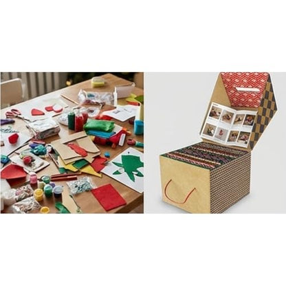 Christmas Advent Calendar Craft Kit with 24 Handmade Ornaments for Kids