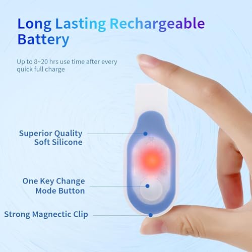 Rechargeable Clip-On Nurse Light for Night Shift - Pink - Hands-Free Bright LED