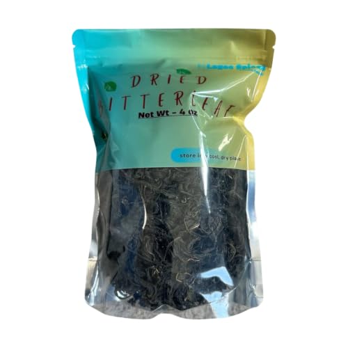Dried Bitter Leaf Vegetables - 4 oz Non-GMO Gluten-Free for Cooking