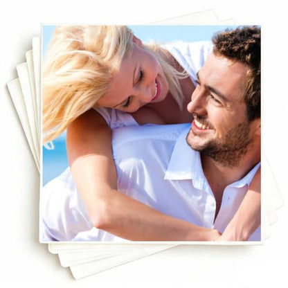 Personalized 3-Ply Custom Cocktail Napkins with Logo or Photo - 5x5 Inches, Bulk Options