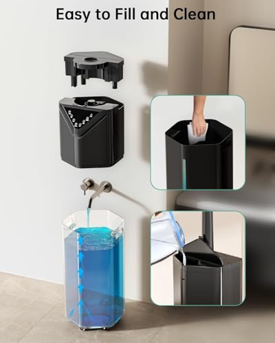 AERZY 5Gal Smart Humidifier for Large Rooms Black, App & Remote Control