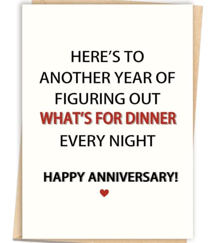 Funny Anniversary Card for Men & Women - Husband Wife Couple ZY-439