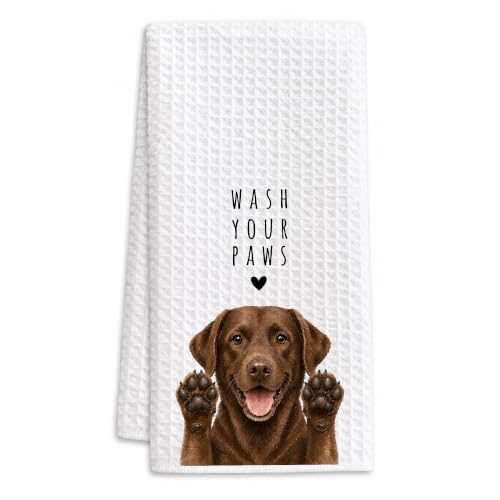 Labrador Kitchen Towel Hand Towel - Chocolate Lab Gifts - Color 06