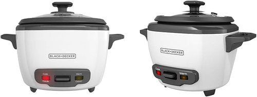 BLACK+DECKER 16-Cup Rice Cooker - Perfect for 8-Cup Uncooked Rice & 3-Cup Cooking Bundle
