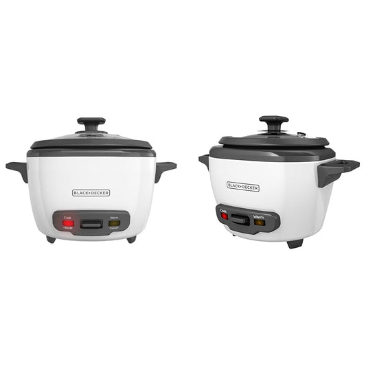 BLACK+DECKER 16-Cup Rice Cooker RC516, 8-Cup Uncooked Rice & 3-Cup Rice Cooker RC503, 1.5-cup Uncooked Rice Bundle