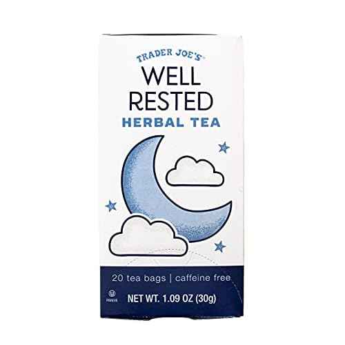 Trader Joe's Herbal Tea Well Rested No Caffeine 20 Bags