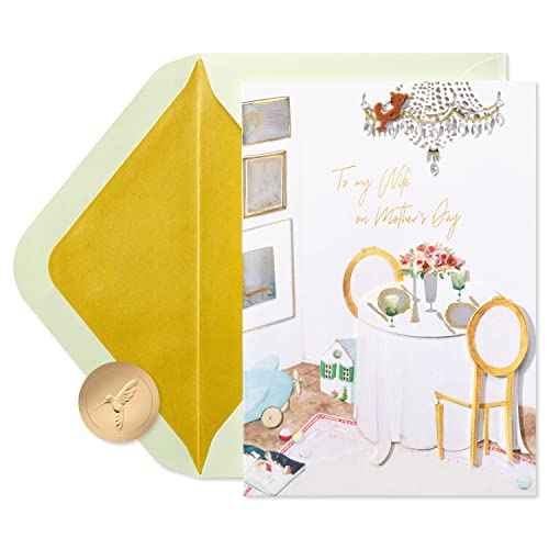 Papyrus Mothers Day Card for Wife from Husband (The Fun and Chaos)