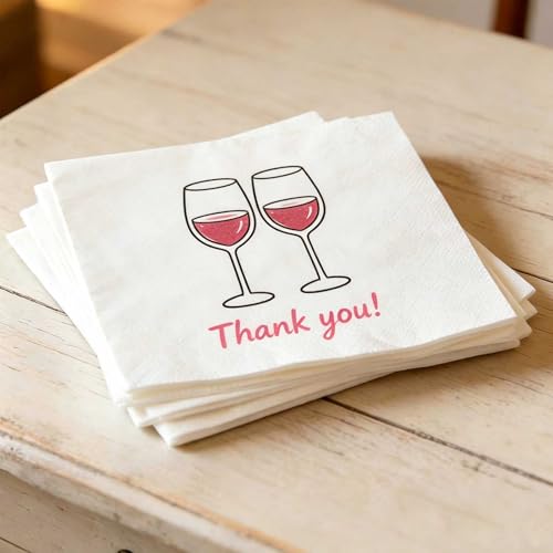 Personalized 3-Ply Custom Cocktail Napkins with Logo or Photo - 5x5 Inches, Bulk Options