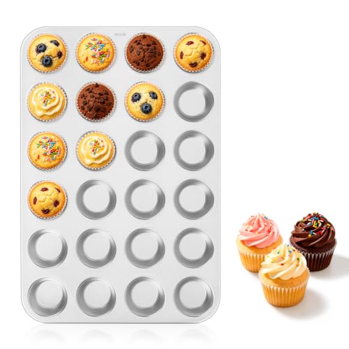 Mini Muffin Pan 24-Cup Stainless Steel Non-Toxic Bakeware - Variation 1
