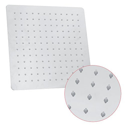 12 Inch Stainless Steel Rain Shower Head Square Rainfall Sprayer