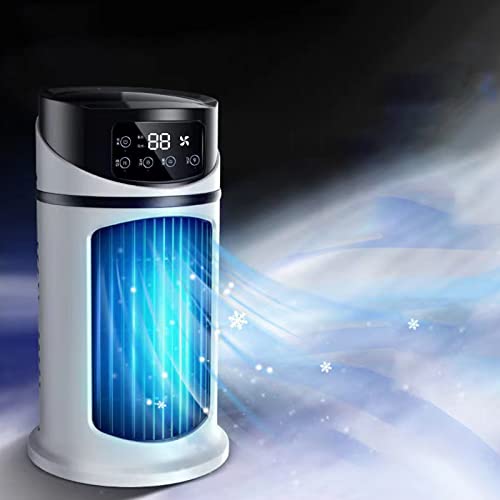 Portable USB Evaporative Air Cooler with Adjustable Fan for Bedroom Office