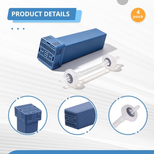 4-Pack Air Purifier Filter Replacement and Check Valve Kit - Maintenance Set