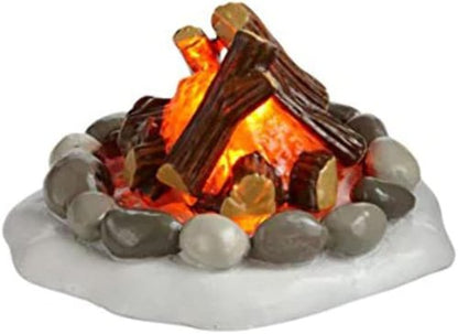 Department 56 | Lit Fire Pit Accessory Figurine - 1.5 Inch for Villages Display