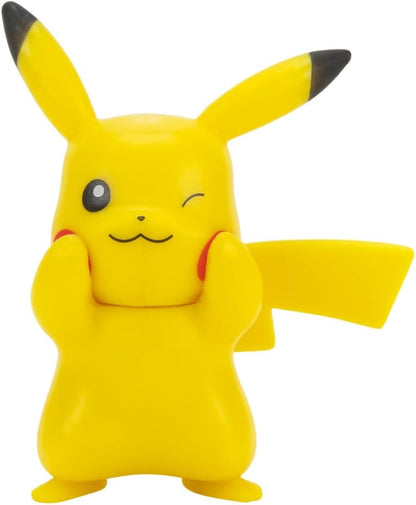 Pokemon Battle Ready 8-Pack Toy Set - Includes 4.5" Ponyta & 2" Pikachu, Eevee, Wooloo & More - Perfect Gift for Kids