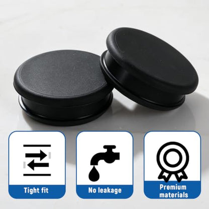 Silicone Bathtub Stopper Plugs 2 Pack for Stokke Flexi Bathtubs - Leak-Proof