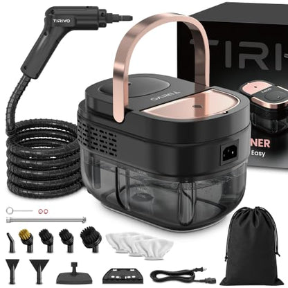 Handheld Steam Cleaner for Home Use, Pink Portable Steam Cleaner with 3 Levels