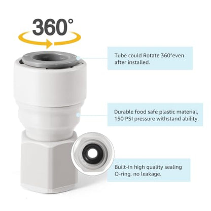 Ball Lock Keg Fittings - Quick Disconnects for 3/8" Beer Line, Homebrew