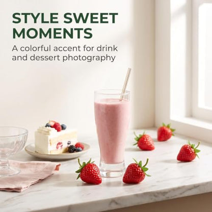 Artificial Strawberries 18 Pcs Realistic Decorative Fruit for Home Kitchen & Photography