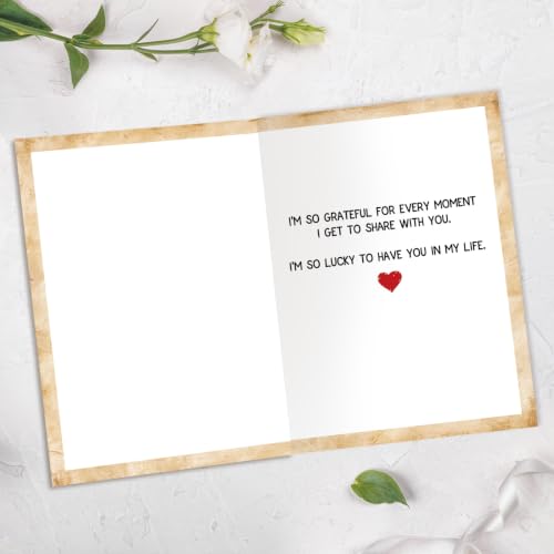 Romantic Anniversary Valentine’s Day Card for Couples - Variation SK-242
