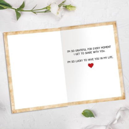 Romantic Anniversary Valentine’s Day Card for Couples - Variation SK-242