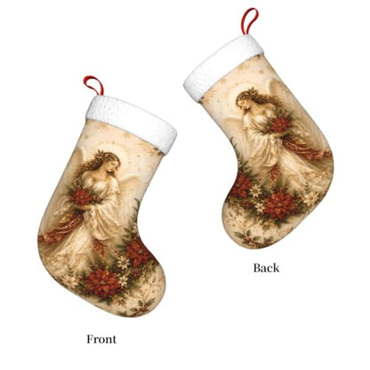 Christmas Stocking 18 Inch Hanging Holiday Decor for Fireplace Mantel