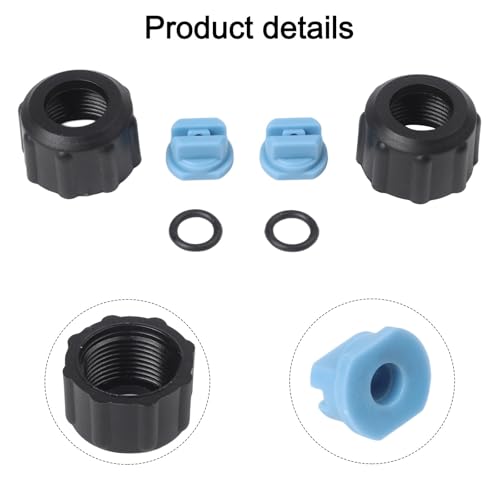 Nozzle Nut Kit for Upholstery and Carpet Cleaners Puzzi 8/1 10/1 100 200 Replacement Parts