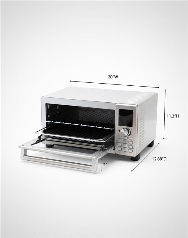 Nuwave Bravo XL Pro Air Fryer - 30QT Toaster Oven with Super Convection & Smart Probe | Stainless Steel