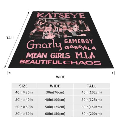 Korean Girl Group Poster Blanket - Ultra Soft Velvet Throw 50x40 Style3