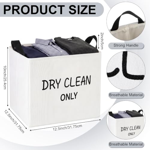 FillTouch Canvas Laundry Basket - Dry Clean Only Printed Organizer