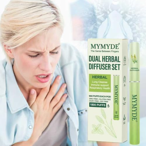 Mullein Mint Fragrance Stick - Natural Thyme Scent for Relaxation - Green - 1200 Uses