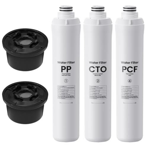 Water Filter Replacement Set for Reverse Osmosis Systems - 1 Year
