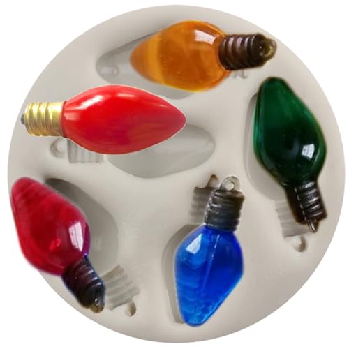 Light Bulb Silicone Mold Christmas Candy Fondant Baking Tool - Style P