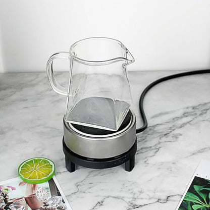 Mini Electric Stove with 300W Portable Burner for Tea and Coffee