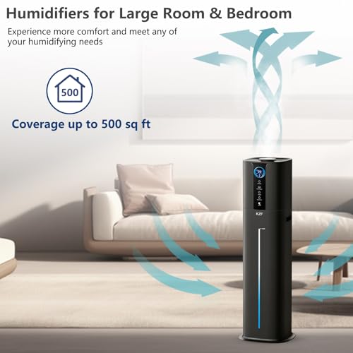 Large Room 9L Smart Humidifier with App Control and Remote - Black