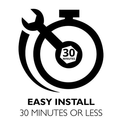 Design House 588525 Kimball Industrial Farmhouse 1-Light Indoor Dimmable Semi-Flush Ceiling Mount Light with Metal Shade for Kitchen Hallway Dining Room Bedroom, Matte Black