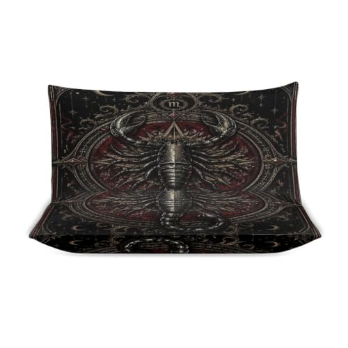 King Gothic Scorpion Bedding Set Dark Aesthetic Duvet Cover Comforter Cover