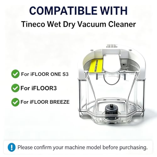 600ml Leak-Proof Water Tank Compatible with Tineco S3 iFloor 3 Breeze Vacuum Cleaner
