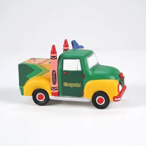 Department 56 North Pole Village Crayola Delivery Service Figurine - Holiday Christmas Decor