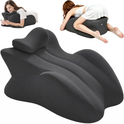Oversized Memory Foam Wedge Pillow for Adults - Multi-Position Support, 27° Incline