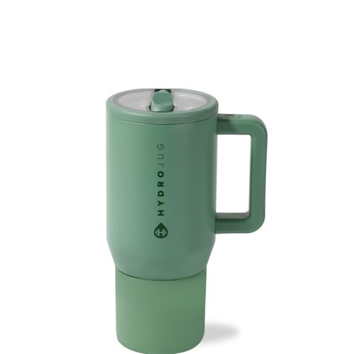 HydroJug Kids - 20 oz Insulated Kids Water Bottle with Flip Straw & Handle | Leak-Proof & Durable | Perfect for School, Sports, Lunch, Travel & Camp, Sage