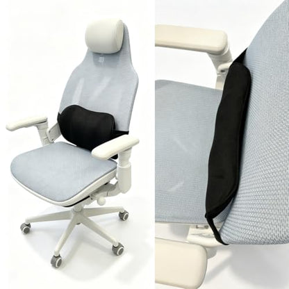 Slim Car Lumbar Support Pillow for Office Chair & SUV Back Cushion