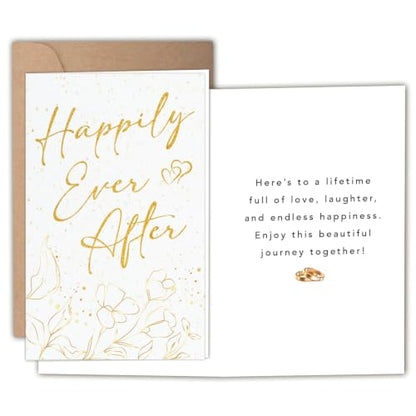 Wedding Congratulations Card for Couples - Romantic Gift with Envelope - Variation of Wedding