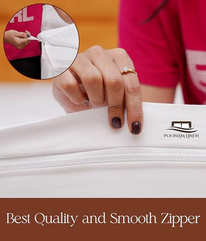 King Microfiber Zip-On Fitted Sheets - Light Grey, 16 Deep Pocket, 2-Piece Set