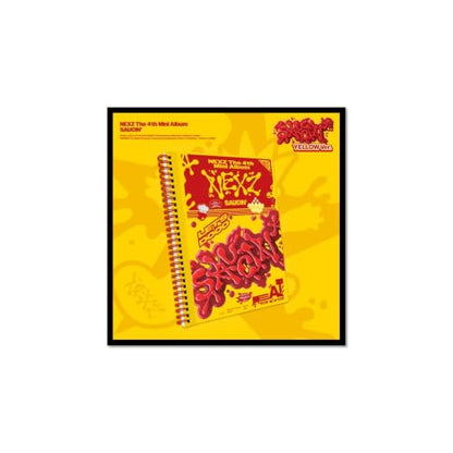 NEXZ SAUCIN’ Photobook Ver. 4th Mini Album - Yellow Variant, Pre-Order