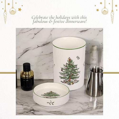 Spode Christmas Tree Wine Chiller & Coaster Set – Set of 2