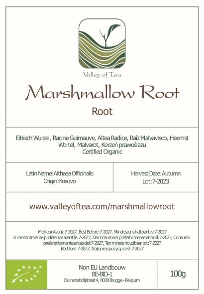 Organic Marshmallow Root Tea - Dried Marshmellow Root - Marshmallows Root Marshmello Root Marshmellow Root