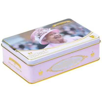 New English Teas Queen Elizabeth II Tea Tin With 72 Teabag Selection