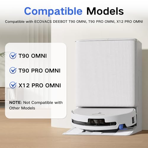 T90 PRO Omni Robot Vacuum Accessories Kit for Ecovacs DEEBOT T90 PRO Omni
