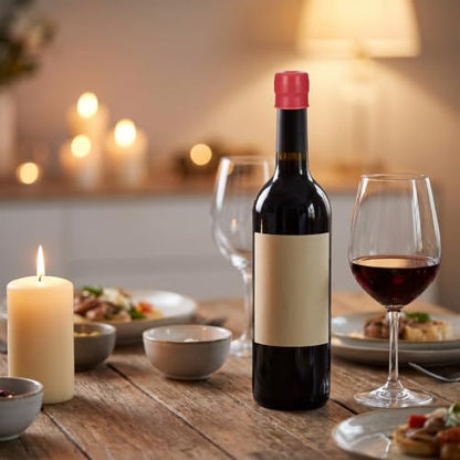 Silicone Wine Stoppers Set - Leakproof, Reusable Bottle Seals for Unfinished Wine