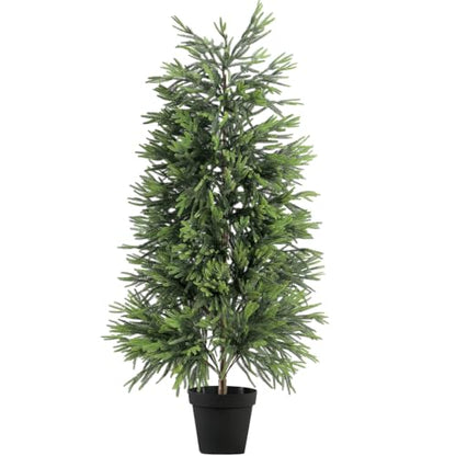 5FT Artificial Norfolk Pine Christmas Tree - Real Touch Faux Potted Tree - Variation 1